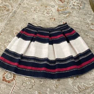 Zara lined pleated skirt